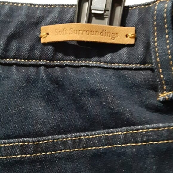 Soft Surroundings The Ultimate Denim Relaxed Straight Jeans Size 1X - Picture 4 of 10